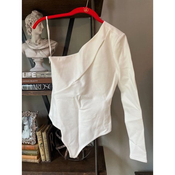 NBD Aaliyah Bodysuit White Women's Size Small - Picture 6 of 12